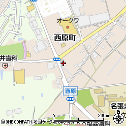 北伊勢上野信用金庫西原支店周辺の地図