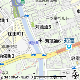 吉比産業神戸支店周辺の地図