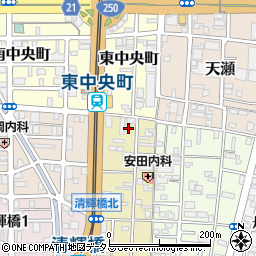 岡山県岡山市北区清輝本町1-10周辺の地図