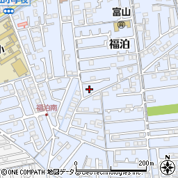 岡山県岡山市中区福泊153-20周辺の地図