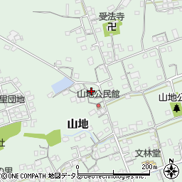 岡山県倉敷市山地558周辺の地図