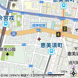 喜多酒店周辺の地図