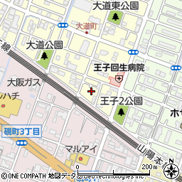 兵庫県明石市大道町2丁目4周辺の地図