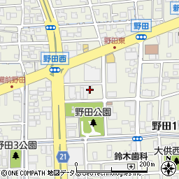 岡山総合事務所周辺の地図