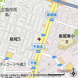 すき家大正泉尾店周辺の地図