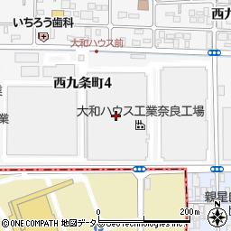 大和ハウス工業奈良工場周辺の地図