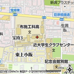 大阪府立布施工科高等学校周辺の地図