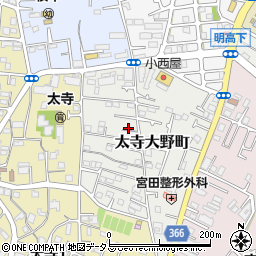 兵庫県明石市太寺大野町周辺の地図