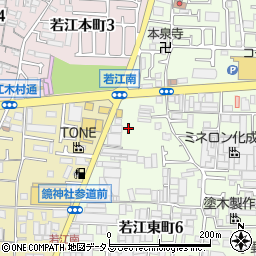 街かど屋 若江南店周辺の地図