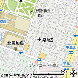 泉尾運送株式会社周辺の地図