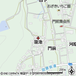 愛知県田原市大久保町籠池32周辺の地図