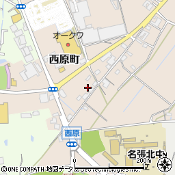 三重県名張市西原町2434周辺の地図