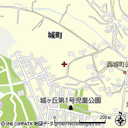 奈良県大和郡山市城町250周辺の地図