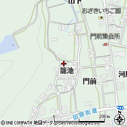 愛知県田原市大久保町籠池38周辺の地図