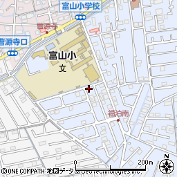 岡山県岡山市中区福泊205-48周辺の地図