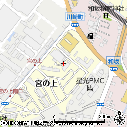 兵庫県明石市宮の上周辺の地図