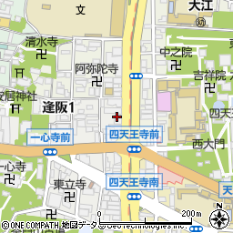 朝日生命保険相互会社　天王寺営業所周辺の地図