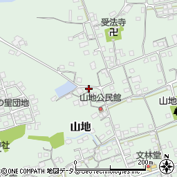 岡山県倉敷市山地543周辺の地図