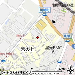 兵庫県明石市宮の上周辺の地図