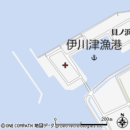 愛知県田原市伊川津町貝ノ浜周辺の地図