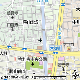 西川房商店周辺の地図