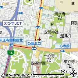 関西映材社周辺の地図