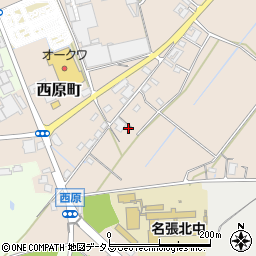 三重県名張市西原町2668周辺の地図