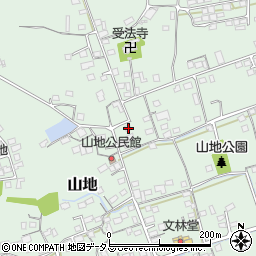 岡山県倉敷市山地254周辺の地図