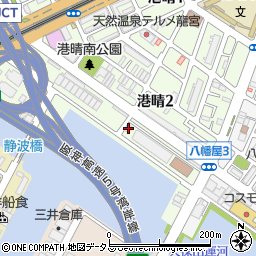 伊藤勝外航部港晴営業所周辺の地図