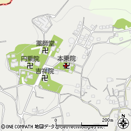 本乗院周辺の地図