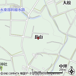 愛知県田原市六連町長山周辺の地図