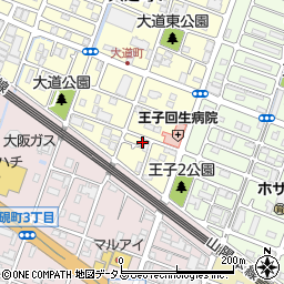 兵庫県明石市大道町2丁目4-21周辺の地図