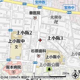 ザ・じてんしゃ屋上小阪店周辺の地図