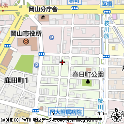 森岡香代子司法書士事務所周辺の地図
