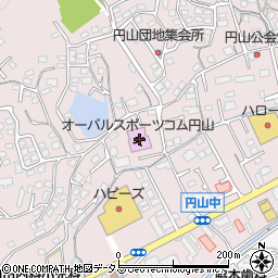 オーバルスポーツコム円山周辺の地図