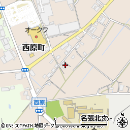 三重県名張市西原町2672周辺の地図