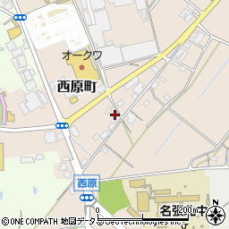 三重県名張市西原町2433周辺の地図