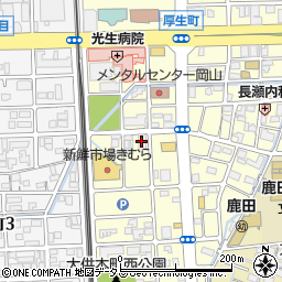 プロフーズ岡山店周辺の地図