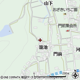 愛知県田原市大久保町籠池37周辺の地図