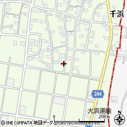 静岡県掛川市千浜6394-1周辺の地図