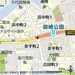 金平町周辺の地図