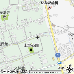 岡山県倉敷市山地122-6周辺の地図