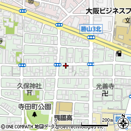天王寺YAMAZAKI 2018パーキング周辺の地図