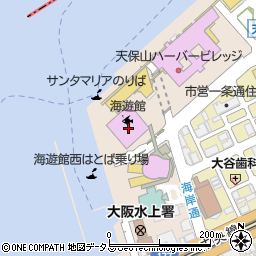 海遊館ホール周辺の地図