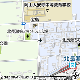 岡山県岡山市北区北長瀬本町26-23周辺の地図