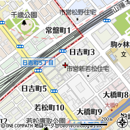 兵庫県神戸市長田区日吉町周辺の地図