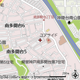 県営南多聞台第２鉄筋住宅２号棟周辺の地図