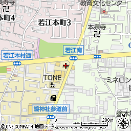 ファミリーマート東大阪若江南町店周辺の地図