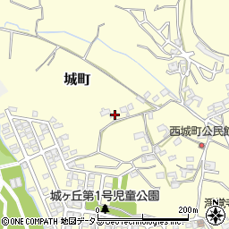 奈良県大和郡山市城町256周辺の地図