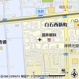 岡山県岡山市北区白石西新町周辺の地図